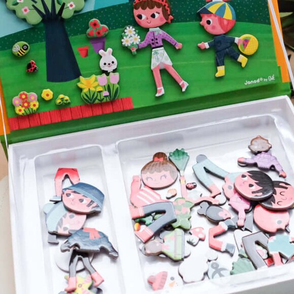 New Sealed Janod Magneti’Book 4 Seasons • 3 to 8 Years - Picture 7 of 16